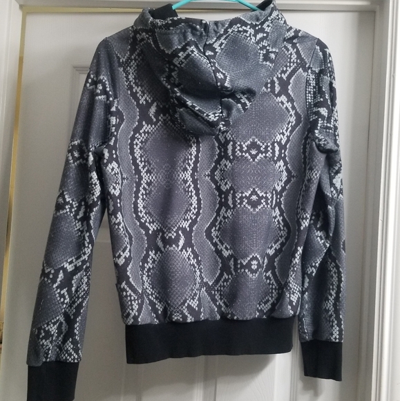 Adidas snakeskin hoodie sweatshirt small - Picture 3 of 7